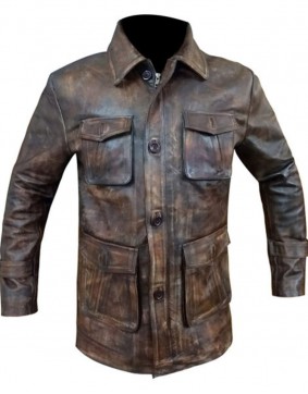 Men Vintage Distressed Jacket